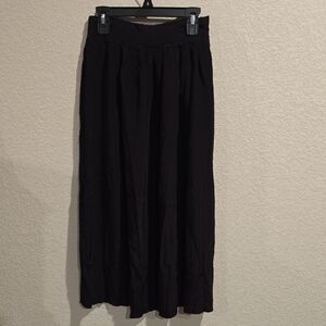 Vintage Signet Sportswear Black Maxi Skirt - Made in USA - Size Small